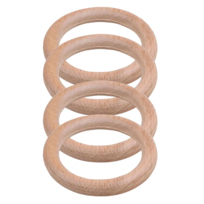 Makrome Tahta Halka 6 Cm