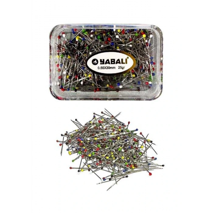 Minelli İğne Renkli Kutuda 25 Gr