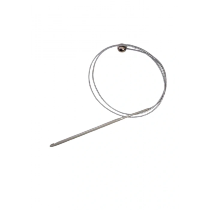 Misinalı Çelik Stoplu Tığ Şiş 3 Numara 60 Cm