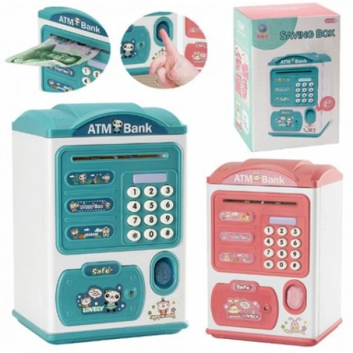 Parmak İzi Ve Şifreli Elektronik Atm Kumbara