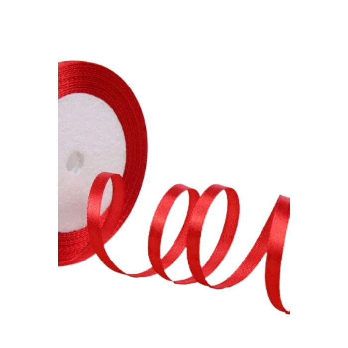 Saten Kurdele 2 Cm 10 Metre Kırmızı