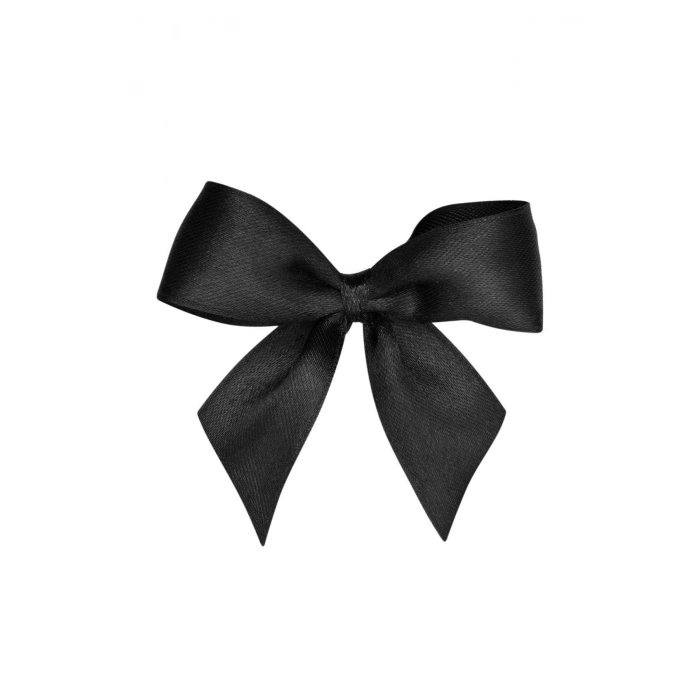 Saten Kurdele 6 Cm Siyah 1 Metre