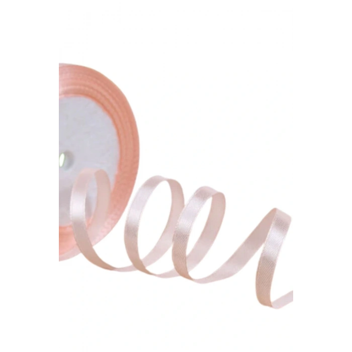 Saten Kurdele 6 Mm Pudra 70 Metre