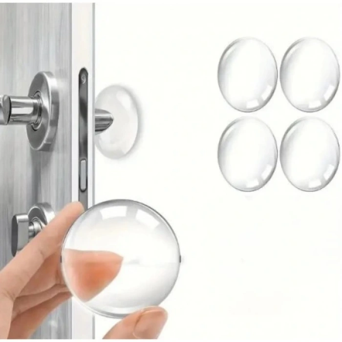 Şeffaf Silikon Mobilya Ve Kapı Durdurucu Darbe Pedi 4lü Set