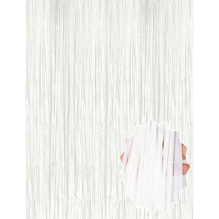 Soft Beyaz Renk Duvar Ve Kapı Perdesi