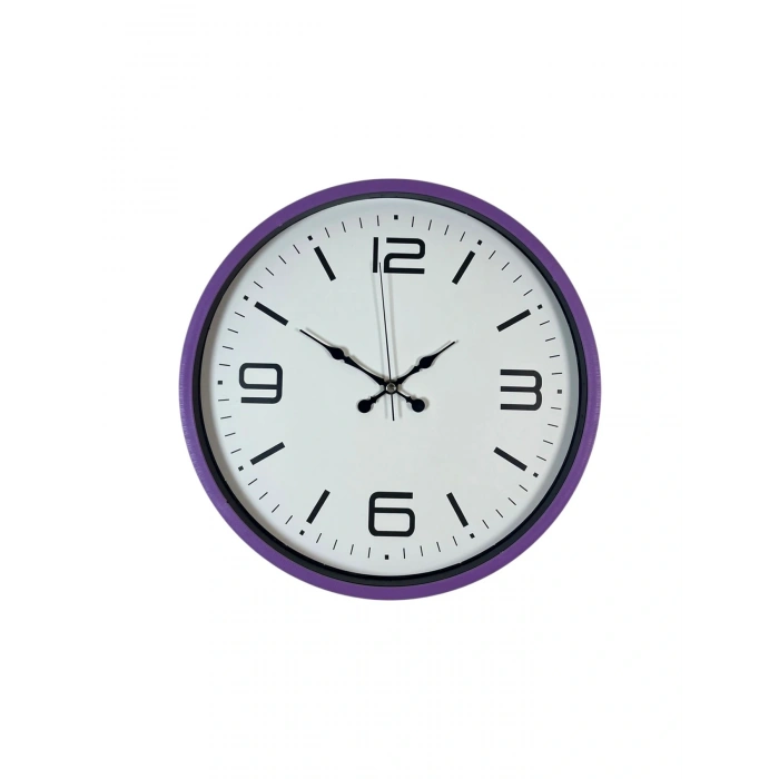 Zentime 36 Cm Mor Dekoratif Duvar Saati