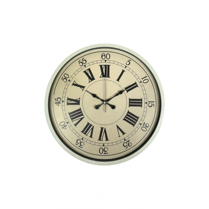 Zentime 36 Cm Sarı Dekoratif Duvar Saati