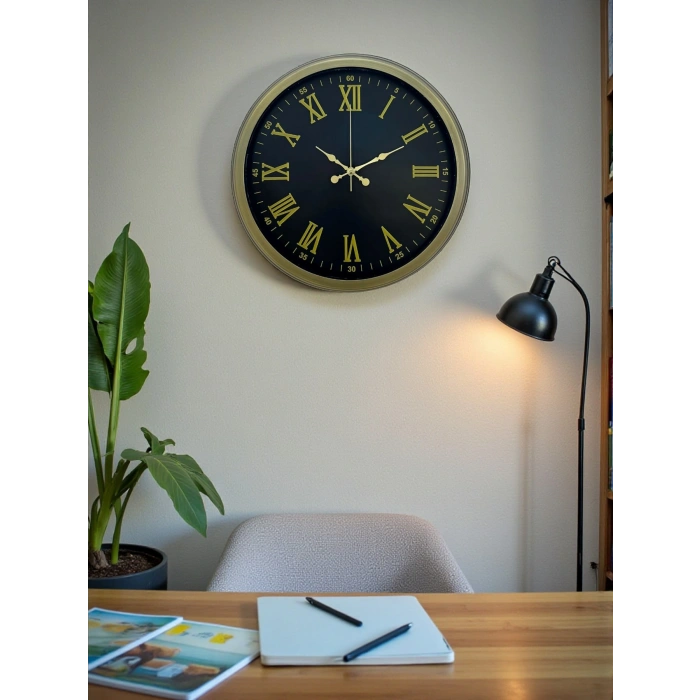 Zentime 40 Cm Eskitme Vintage Duvar Saati