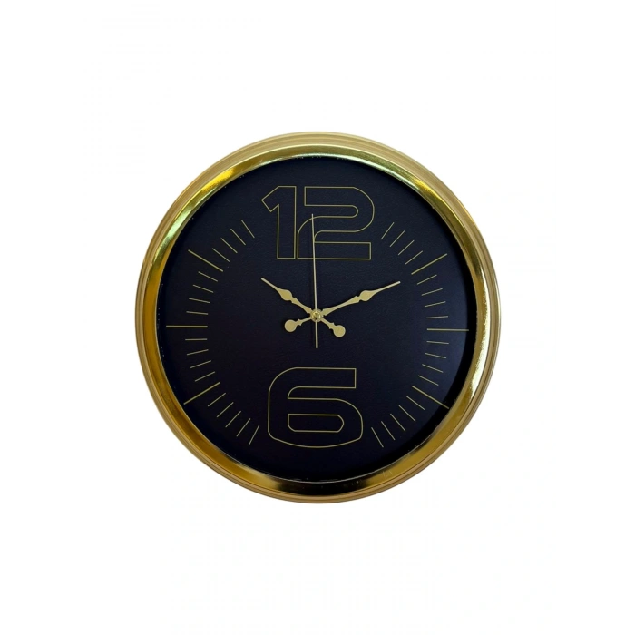 Zentime 40 Cm Gold Lüks Duvar Saati