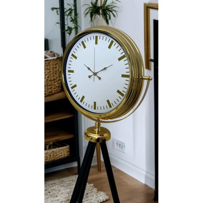 Zentime Gold Balance Tripod Ayaklı Saat