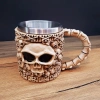 3d Tasarımlı İskelet Kupa Bardak