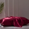 Antibakteriyel Terletmeyen İpek Saten Yastık Kılıfı 2li 50x70 Bordo