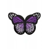 Aplike Ütü İle Yapışan Kelebek Mor Arma 7x5 Cm