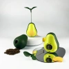 Avokado Şeklinde Kedi Naneli Ve Mama Hazneli Kedi Oyuncağı