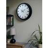 Black & White Baseline 40 Cm Metal Duvar Saati