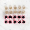 Leyloş 14 Mm Pembe 5 Çift Amigurumi Göz