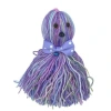 Leyloş Ahtapot Şekilli Zilli Ve İpli Rengarenk Püsküllü Sevimli Kedioyuncağı