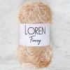 Leyloş Furry Bej El Örgü İpi - Rf100