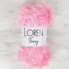 Leyloş Furry Pembe El Örgü İpi - Rf014 - 34049