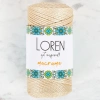 Leyloş Macrame Bej El Örgü İpi - Rm 036 - 34326