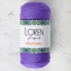 Leyloş Macrame Mor El Örgü İpi - Rm 0141 - 34346
