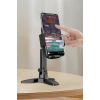 Leyloş Masaüstü Telefon Standı 360 Derece Dönebilen Başlıklı Ayaklı Telefon Tripodu