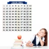 Leyloş Matematik Öğreten Yüzlük Tablo Duvarda İz Bırakmaz Akıllı Kağıt Yapışkansız Statik  60x60 Cm