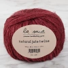 Leyloş Natural Jute Twine 100 Gr Bordo Jüt İp - L211 - 34105