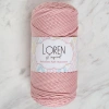 Leyloş Polyester Soft Macrame Pembe El Örgü İpi - Lm042 - 34446