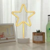 Leyloş Yıldız Tasarımlı Neon Led Masa Ve Gece Lambası Dekoratif Işık