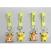 Pikachu Raichu Silikon Anahtarlık