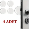 Şeffaf Silikon Mobilya Ve Kapı Durdurucu Darbe Pedi 4lü Set