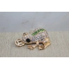 Swarovski Taşlı Minik Figür - Kurbağa