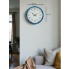 Zentime 36 Cm Mavi Dekoratif Duvar Saati