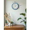 Zentime 36 Cm Mavi Dekoratif Duvar Saati