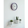 Zentime 36 Cm Mor Dekoratif Duvar Saati