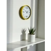 Zentime 36 Cm Sarı Dekoratif Duvar Saati