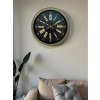 Zentime 40 Cm Eskitme Vintage Duvar Saati