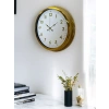 Zentime 40 Cm Gold Lüks Duvar Saati