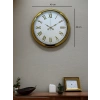 Zentime 40 Cm Gold Lüks Duvar Saati