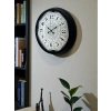 Zentime Şaheser Tasarım Zarif Desenli 40 Cm Metal Duvar Saati