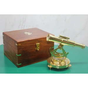Ahşap Kutulu Pusulalı Dürbün Büyük Boy
