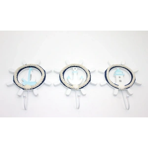 Ahşap Marin Dümenli Askılık