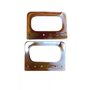 Çanta Sapı Akrilik Kare Delikli 12 Cm