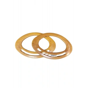 Çanta Sapı Oval Açık Kahverengi 18 Cm