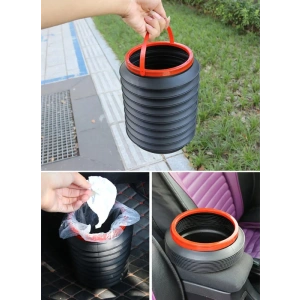 Çok Amaçlı Katlanabilir Araç İçi Kova