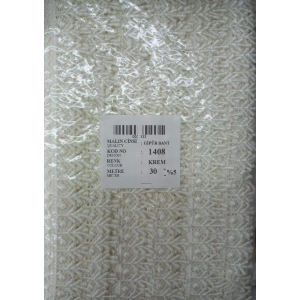 Dantel Polyester Güpür Bant Krem 30 Metre En 3 Cm On-1408-kr