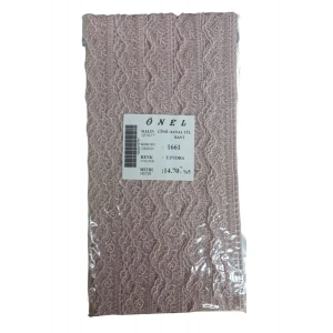 Dantel Polyester Sanal Tül Bant Y.pudra 14,70 Metre En 6 Cm On-1661-pu