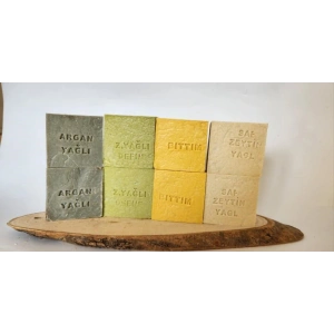 Doğal Üretim Sabunu Karışık (argan-defne-bıttım-saf Zeytinyağlı) 8li Set