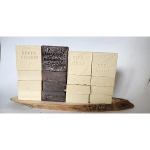 Doğal Üretim Sabunu Karışık (çam Ardıç Kükürt-bebek-eşek Sütlü-keçi Sütlü) 12li Set